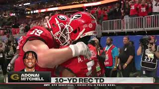 Ohio State vs Georgia THRILLING Ending  2022 College Football [upl. by Garbe]