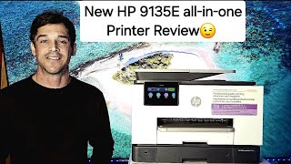 NEW Hp 9135e OfficeJet Pro allinone Printer Review Unboxed setup features specs performance ampmore😉 [upl. by Saixela]