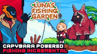 95 Rated Cute Fishing Simulator  Lunas Fishing Garden [upl. by Irollam]