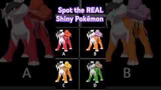 Spot the REAL Shiny Pokémon 42 [upl. by Auqcinahs470]