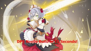 DPS Noelle C0 Build in 10 Seconds SupportC6 Build in Description  Genshin Impact shorts [upl. by Shel792]