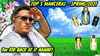 TOP 5 BEST MANCERA  PERFUME COLLECTION  SPRING 2021 [upl. by Patricio607]