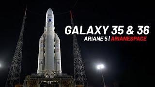 🔴 EN DIRECT LANCEMENT ARIANESPACE GALAXY 35 amp 36 amp MTGI1  Fusée ARIANE 5  Lancement spatial [upl. by Ardnazil]