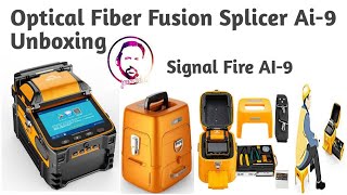 Optical Fiber Fusion Splicer Ai9 Signal Fire Unboxing UrduHindi [upl. by Negriv]