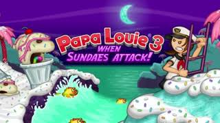 Papa Louie 3 When Sundaes Attack Extended Music Neapolitown amp Vanilla Heights Levels 3 amp 4 [upl. by Ytomit]