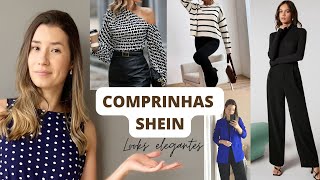 COMPRINHAS SHEIN  ALFAIATARIA  LOOKS ELEGANTES [upl. by Alma225]