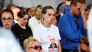 Hundreds gather to honour 43 people killed in Genoa bridge collapse one year ago [upl. by Yim]