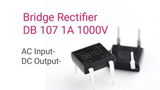 DB107 Rectifier 1A 1000V [upl. by Norrehs381]