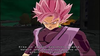 Goku Vegeta y Trunks VS Goku Black y Zamas Latino Modo Historia Dragon Ball Z Budokai Tenkaichi 3 [upl. by Teage]