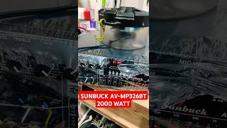 Amplifier Sunbuck AVMP326BT Benarkah 2000W Gimana menurut kalian amplifier2000w ampliSunbuck [upl. by Ayatnwahs]