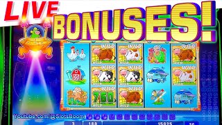 BONUS TIMES JACKPOT ABDUCTION INVADERS ATTACK FROM THE PLANET MOOLAH  CASINO SLOTS [upl. by Bella849]