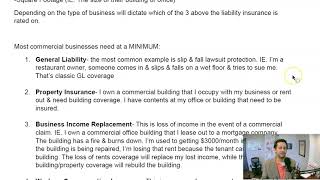 The Basics of Commercial Insurance [upl. by Eiramanit]