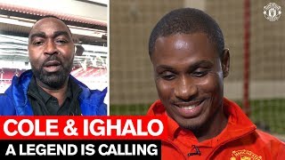 Odion Ighalo amp Andy Cole  A Legend Is Calling  Manchester United [upl. by Yelime]