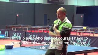 Table Tennis at WSA Ask the coach 2  Service tactics with Eng sub [upl. by Landry]