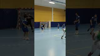 Crisby vs San Lazzaro handball rightwinger counterattack [upl. by Analed]