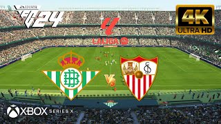 EA FC 24  Betis vs Sevilla  La Liga 2324  Next Gen 4K 60 [upl. by Olaznog]