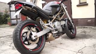 Ducati Monster 600 2001 Sound Boomtubes Loud Short Exhaust [upl. by Neemsay249]