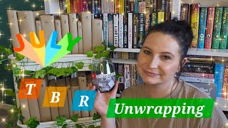 July TBR Unwrapping 📚 [upl. by Regina]