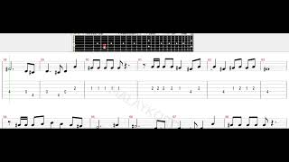 Masdo  Dinda Guitar Lead Tab Tutorial [upl. by Seldan]