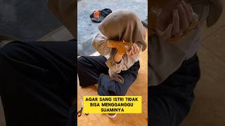 momen lucu ketika istri gangguin suami yang lagi mengemas paket ‼️ ngakak lucu istri ketawa [upl. by Brout719]