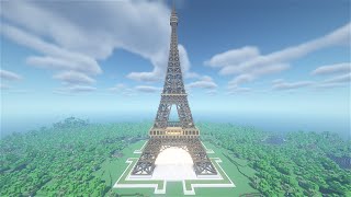 Eiffel Tower from Civilization VI but in Minecraft [upl. by Akinet]