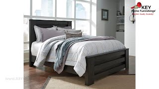 Ashley Brinxton Queen Panel Bed APKB249QRB  KEY Home [upl. by Koehler]