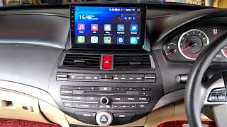 Honda Accord 2008  Cogoo 10 1 inch Big Screen Android GPS HD Player [upl. by Raila]