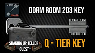 Dorm Room 203 Key  Guide  Escape from Tarkov [upl. by Balch331]