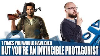 7 Times Youd Totally Have Died If You Werent An Invincible Videogame Protagonist [upl. by Neelrak]