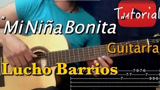 Mi Niña Bonita  Lucho Barrios tutorial [upl. by Eromle480]