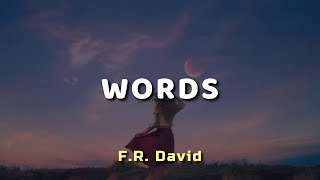 FR David  Words  Letra En Español  Lyrics [upl. by Egan]