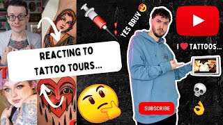 Reacting To Tattoo Tours On YouTube 2 [upl. by Melamed]