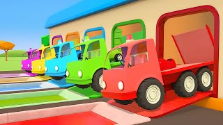 Helper cars for kids amp vehicles for kids Full episodes cartoons for kids Tow trucks amp Learn colors [upl. by Kenaz]