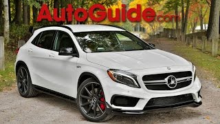 2015 Mercedes GLA 45 AMG review [upl. by Christabella20]