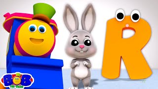 Letter R Song R For Rabbit Learn Alphabet Rhymes amp Songs with Bob The Train [upl. by Ikciv]