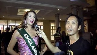 Luissa Burton Miss Earth  England Exclusive Interview [upl. by Acireit]