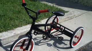 lowrider trike 16 inch bike custum made by yours trully harro973 [upl. by Eelyrag]