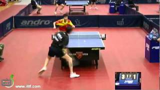 Stefan Fegerl vs Lin GaoyuanPolish Open 2011 [upl. by Lise]