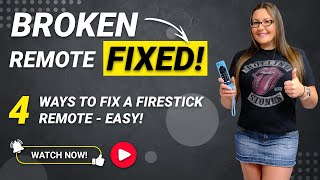 FIX Firestick Remote Not Working or PAIRING EASY [upl. by Elazaro]