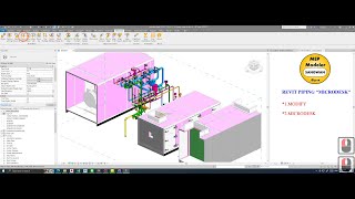 REVIT MEP PIPING CONNECTION MICRODESK [upl. by Leunamnauj]