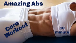 The Best 10 minute No Equipment Abs Workout [upl. by Orpah865]