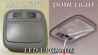 How to change Map and Dome Lights in a 0006 Nissan Sentra [upl. by Callida218]