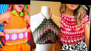 elementary laces ideas with crochet embroidery bra or blouses ideas for womens stylish [upl. by Duile534]