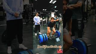 Deadlift motivation vlog viralvideo shortsfeed youtubeshorts reaction trending gym [upl. by Elocal247]