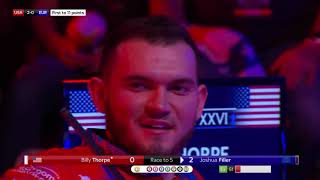 Billy Thorpe vs Joshua Filler  Day One  2019 Mosconi Cup [upl. by Leavelle]