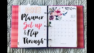 PLANNER SET UP DIY LIFE PLANNER [upl. by Burrows]