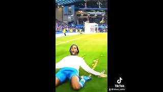 Drogba knee slide football viral kneeslide [upl. by Limemann]