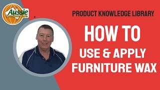 How to Use and Apply Furniture Wax [upl. by Aneladgam]