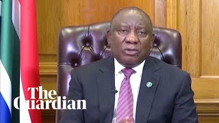 Omicron variant is vaccine inequality wake up call says South Africa president Ramaphosa [upl. by Sorce]