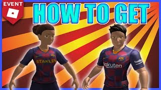 EVENT HOW TO GET 2 FREE FC Barcelona BUNDLES  ROBLOX [upl. by Eannej812]